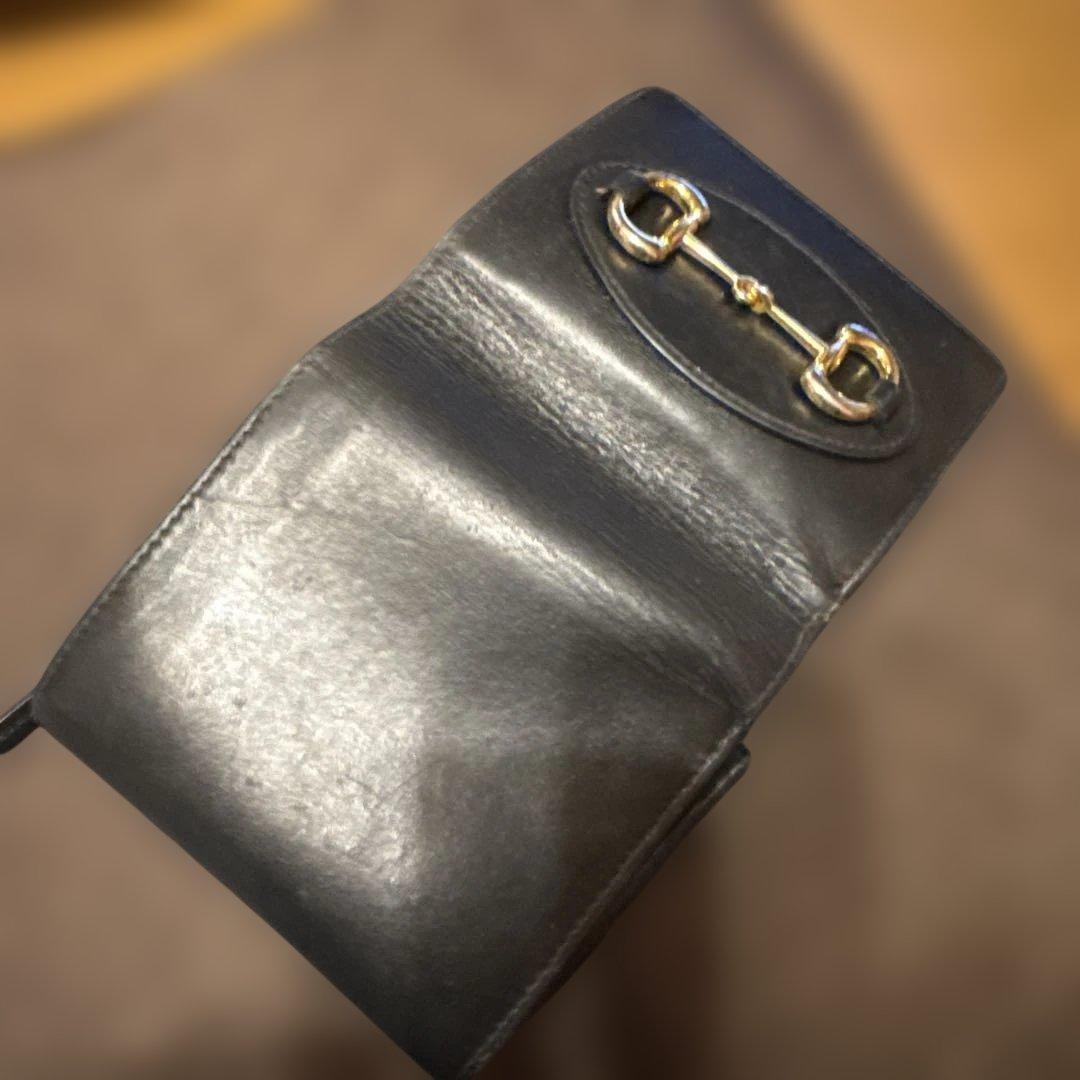 GUCCI 三つ折財布 ブラック