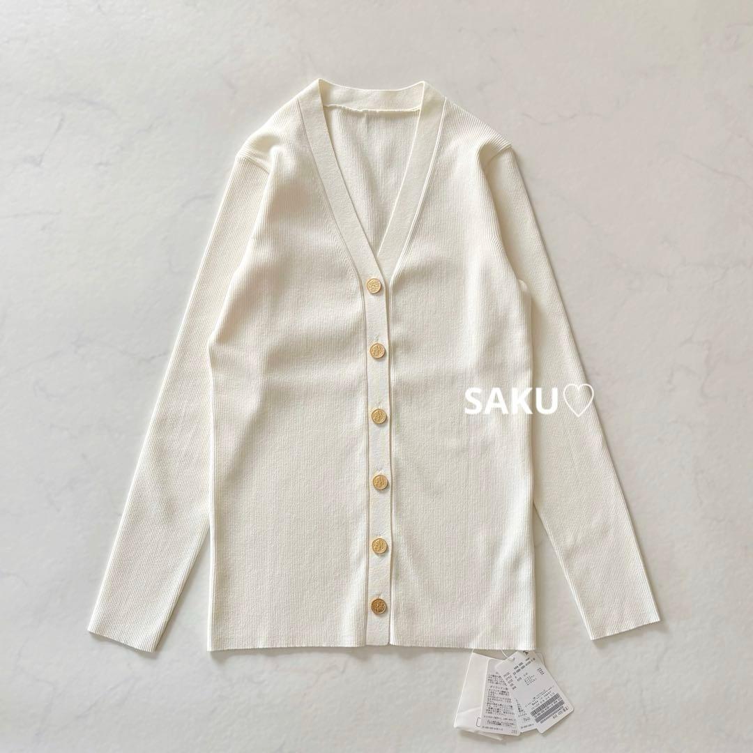 新品❣️25SS❣️ドゥーズィエムクラス DINER RIB Vネックカーディガン