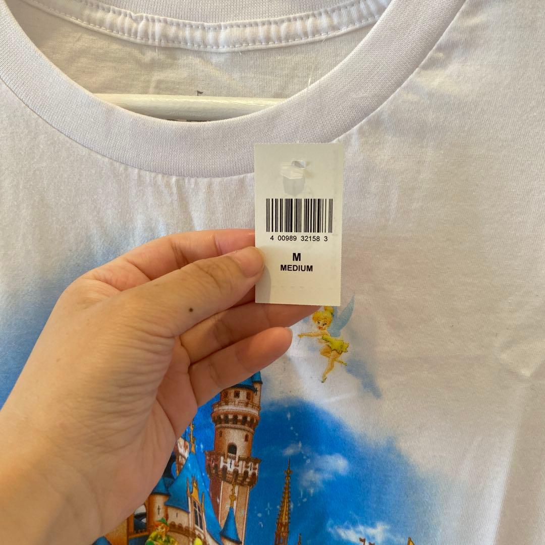 【新品未使用:US限定】ディズニーランド 半袖Tシャツ ホワイト