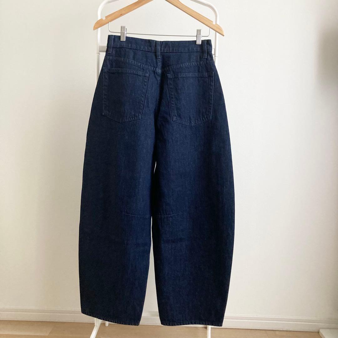 新品　コントワーデコトニエ　デニム　ジーンズ　　ユニクロ　バレルレッグ　M
