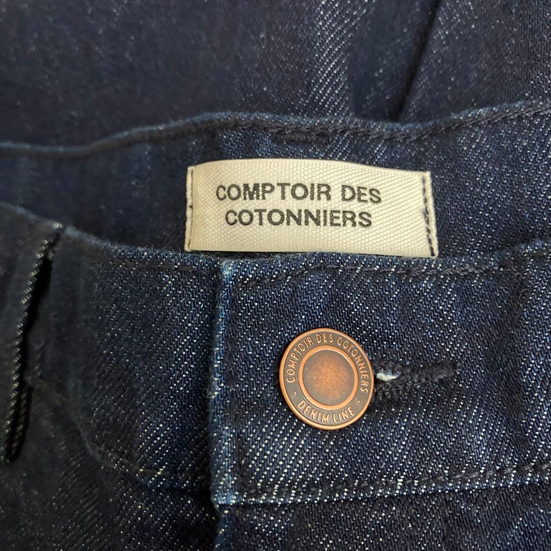 新品　コントワーデコトニエ　デニム　ジーンズ　　ユニクロ　バレルレッグ　M