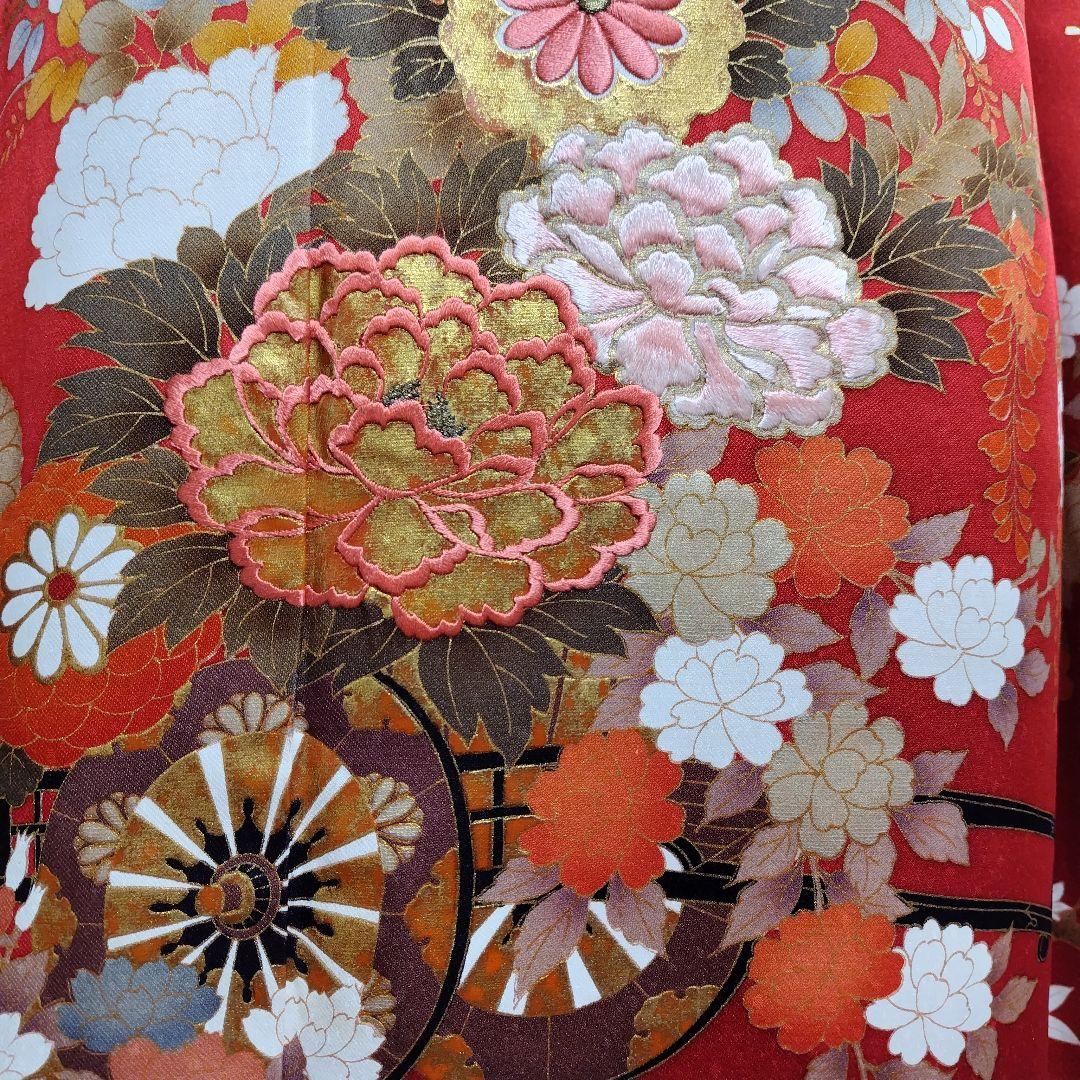 SALE中！振袖フルセット(6点)成人式・豪華刺繍・高級古典柄・金彩・高級手縫い