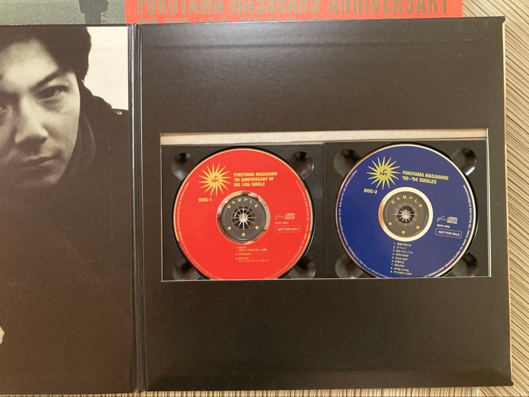 福山雅治・入手困難LPレコード仕様プロモ試作CD2枚組アニバーサリー10th