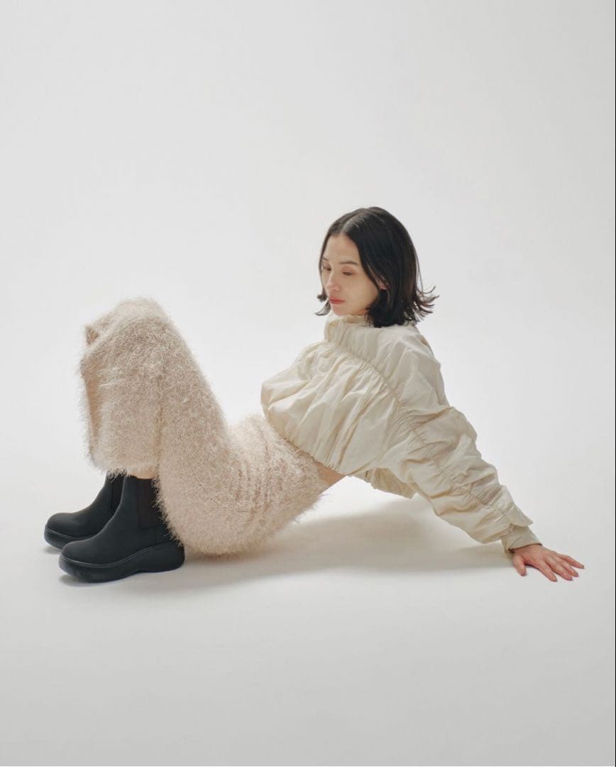 スカート Shaggy Knit Skirt
