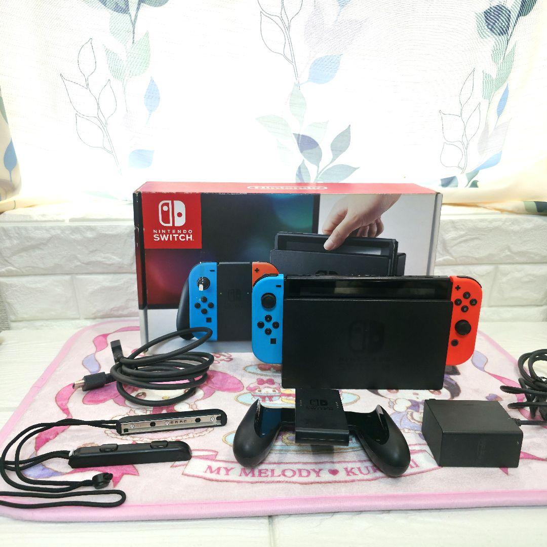 532【良品】Nintendo Switch 本体 未対策機 　 液晶キズ無し