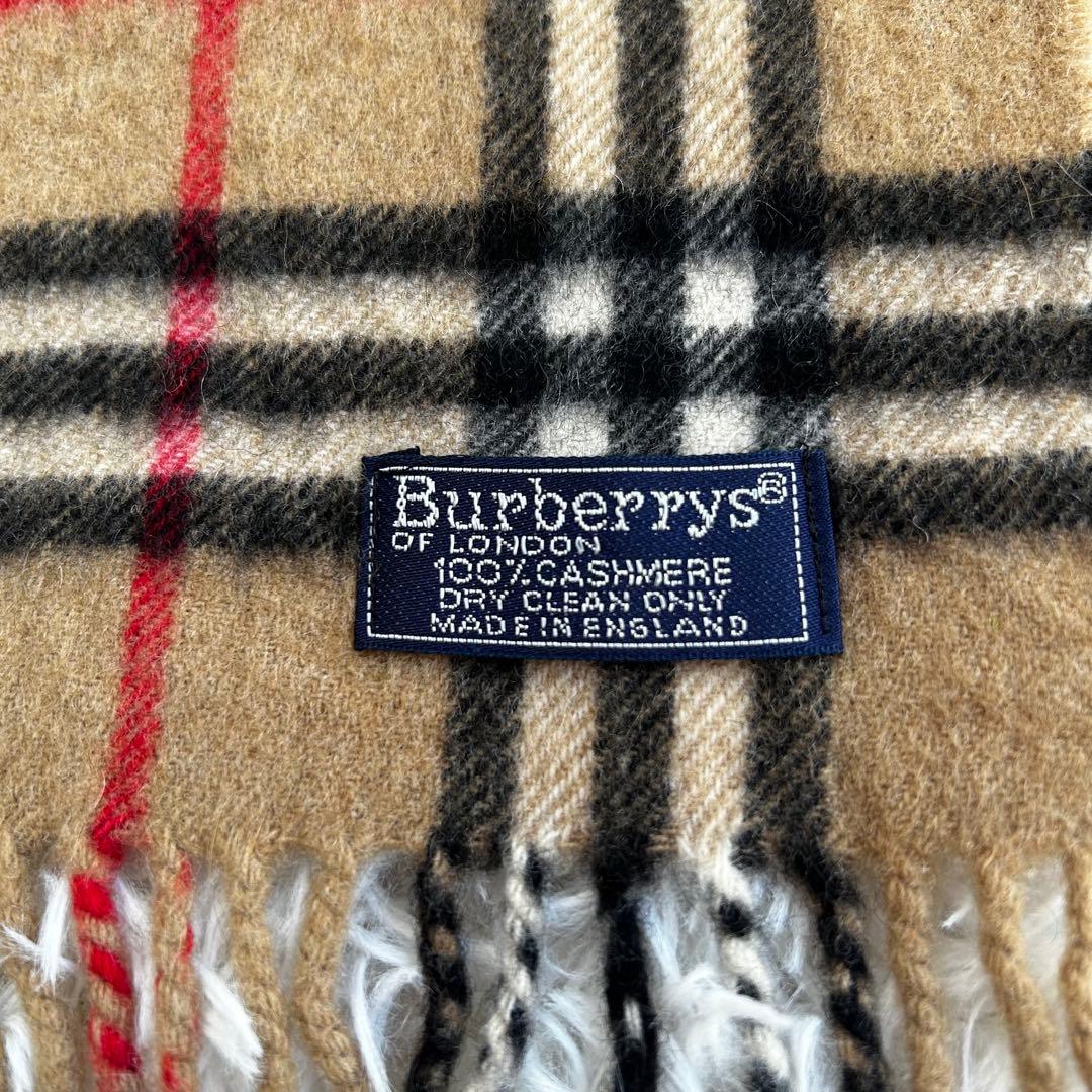 Burberrys of London カシミヤ100% ノバチェック マフラー
