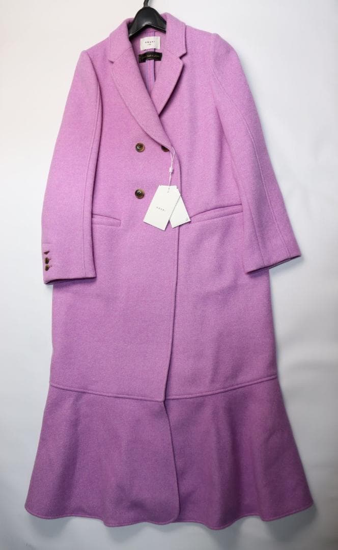 新品 AMERI DOUBLE BREASTED MERMAID COAT 紫