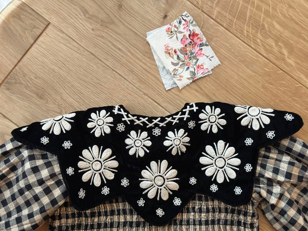 【値下中】bonjour diary クリスマス チュニック ワンピース　2y