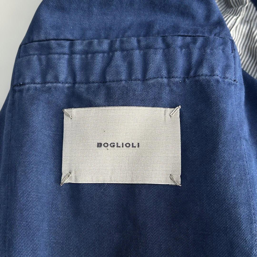 美品 ボリオリ COAT コットン リネン アンコン ジャケット46 イタリア製