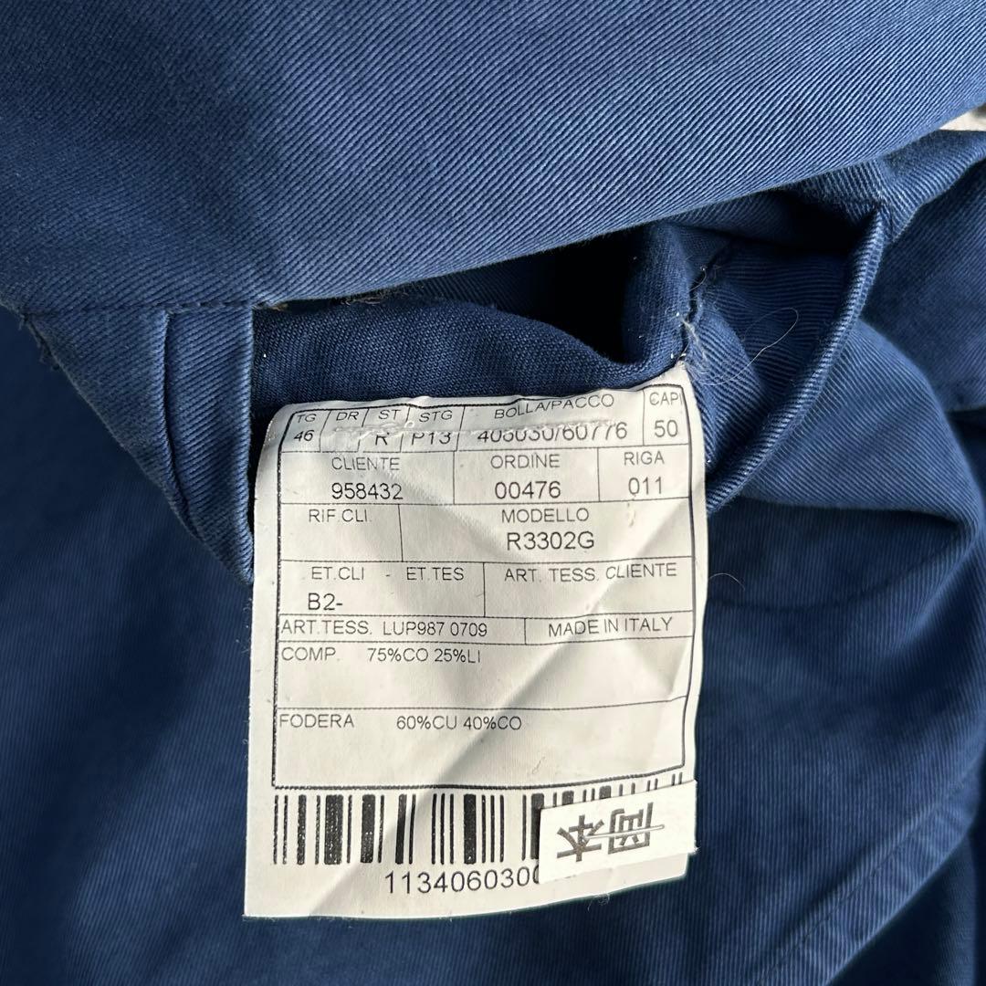 美品 ボリオリ COAT コットン リネン アンコン ジャケット46 イタリア製