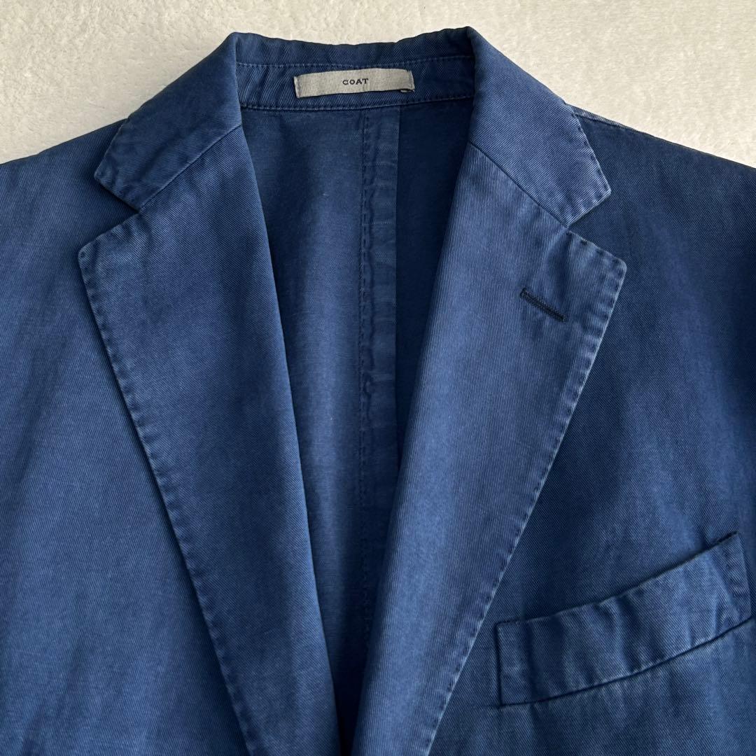 美品 ボリオリ COAT コットン リネン アンコン ジャケット46 イタリア製