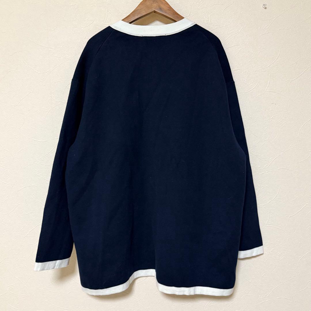 23区　大きいサイズ　46 カーディガン　ネイビー