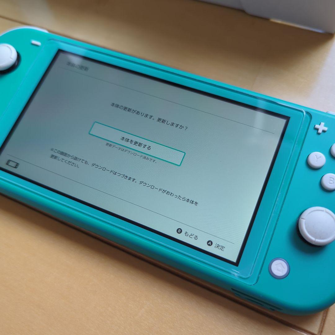 テ*イ様 Nintendo Switch Lite ターコイズ 本体 箱 AC付