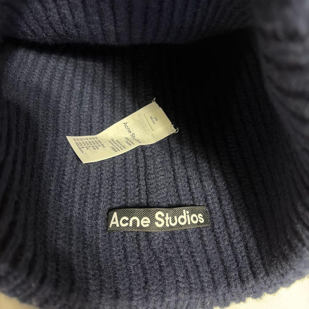 Acne Studios ニット帽　ブルー