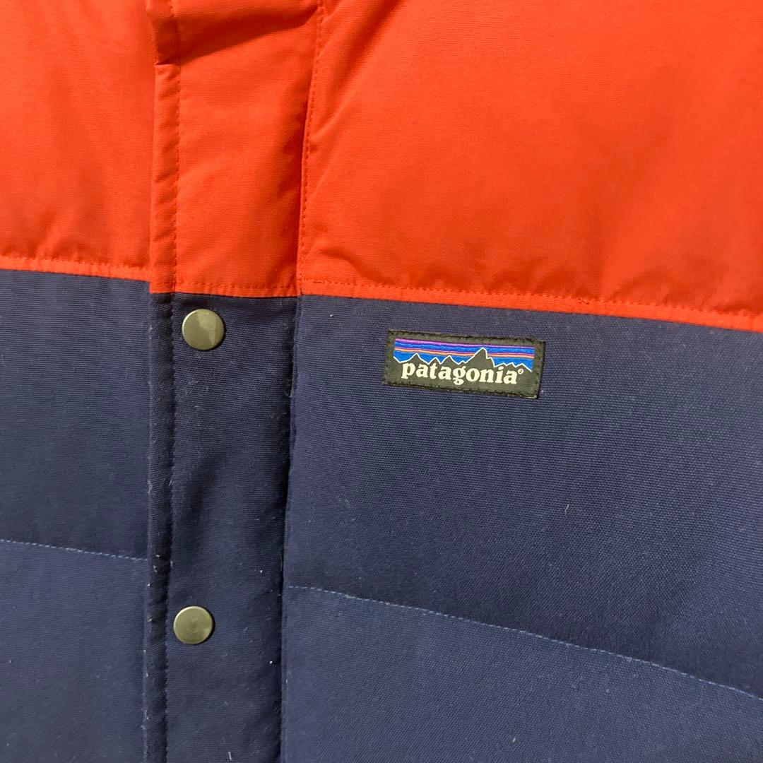 patagonia パタゴニア ビビーダウンベスト Mサイズ ネイビー/レッド