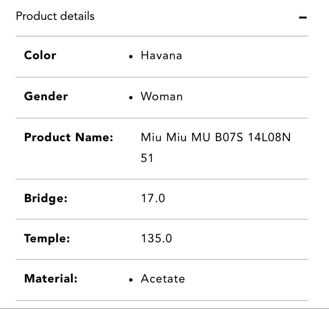 miumiu ヴェデットサングラス スクエア 新品
