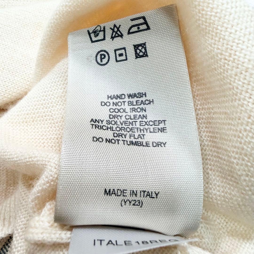 ✨美品✨高級感✨バーバリーロンドン　ノバチェック　カーディガン　薄手　イタリア製