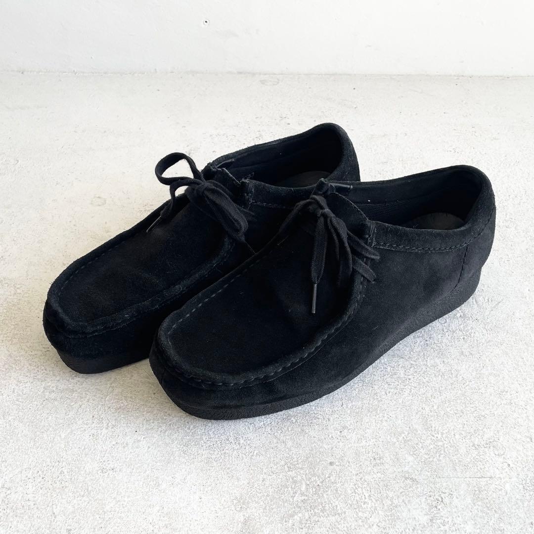 Clarks Wallabeeクラークス ワラビー 26cm スエード 黒
