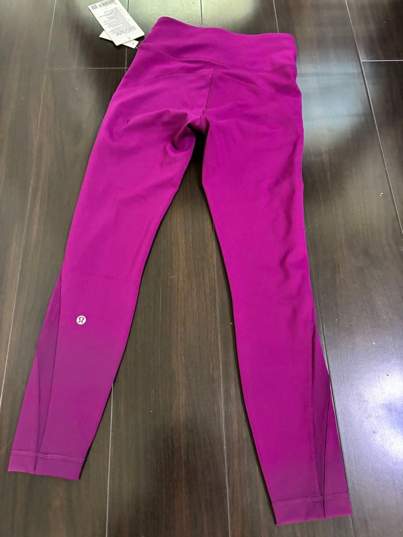 lululemonWunderTrainメッシュパネハイライズタイツ24インチ