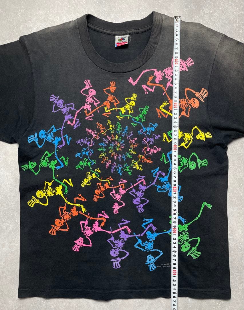 90s GRATEFUL DEAD スパイラルシングルステッチ Tシャツ L