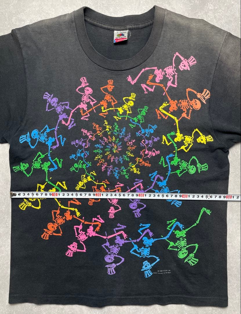 90s GRATEFUL DEAD スパイラルシングルステッチ Tシャツ L