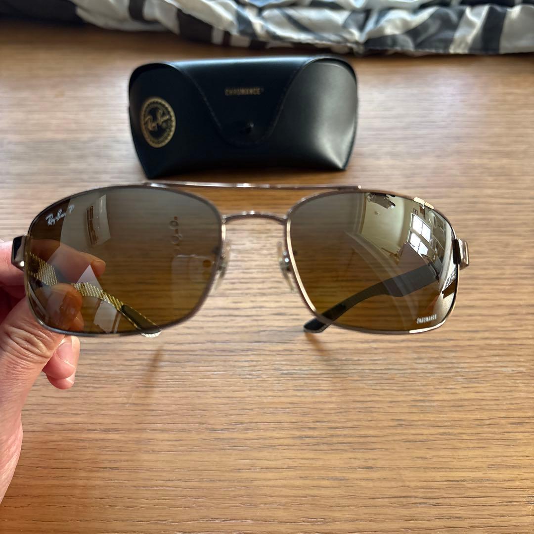 Ray-Ban Chromance サングラス ブラウンレンズ