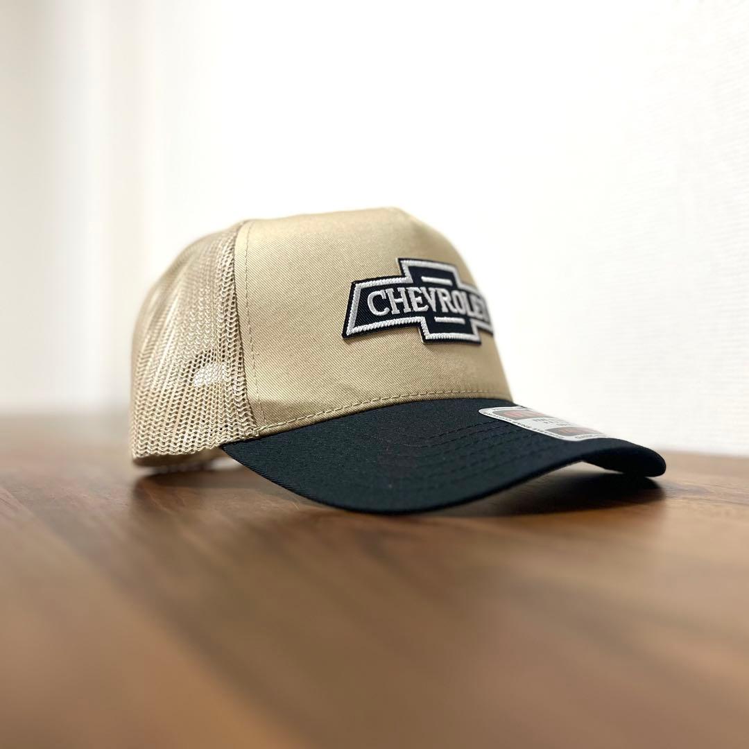 【90s CHEVROLET ビンテージワッペン】トラッカーキャップ アメカジ