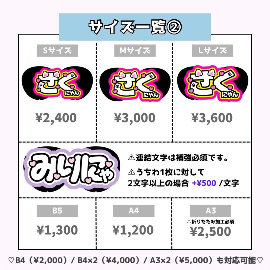 nomページ♡ネームボード うちわ文字 連結文字パネル オーダー
