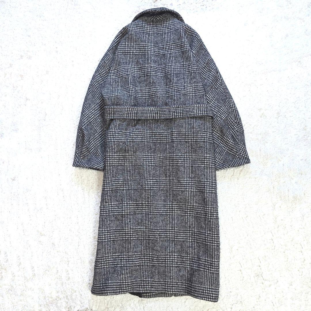 ZARA ザラ 千鳥格子 ロングコート ラップ マキシ丈 MANTECO ベルト