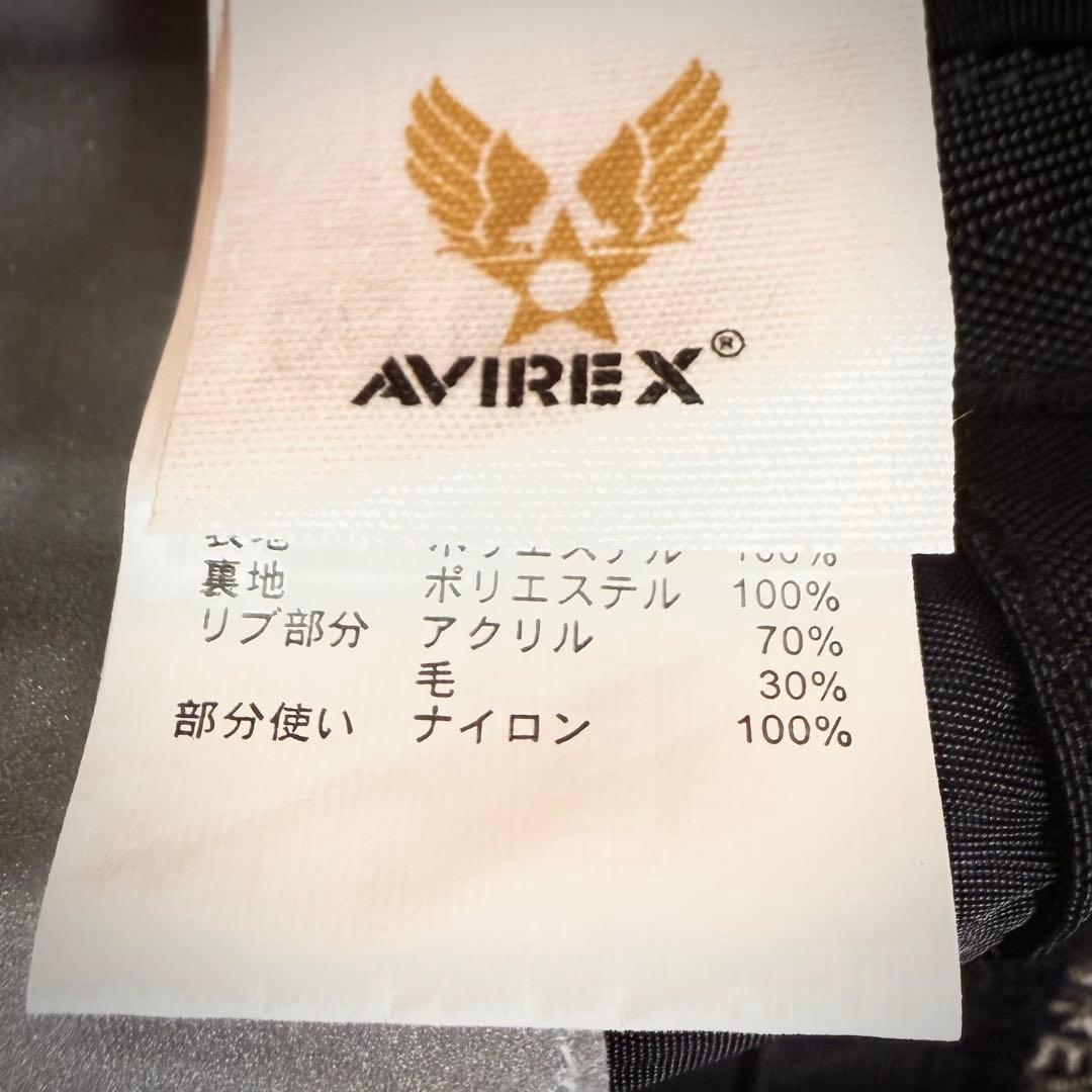 AVIREX MA-1 BLACK KNIGHTS ジャケット L 極美品