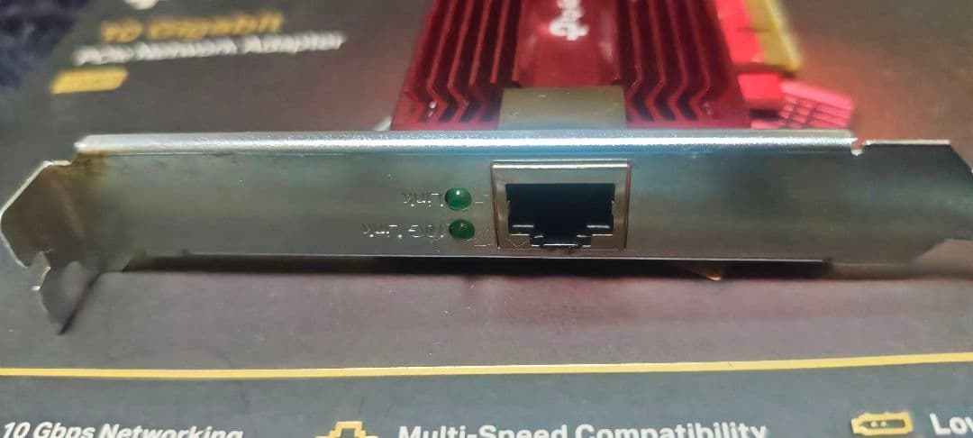 TP-Link 10 GBE PCIe ネットワークアダプタ TX401