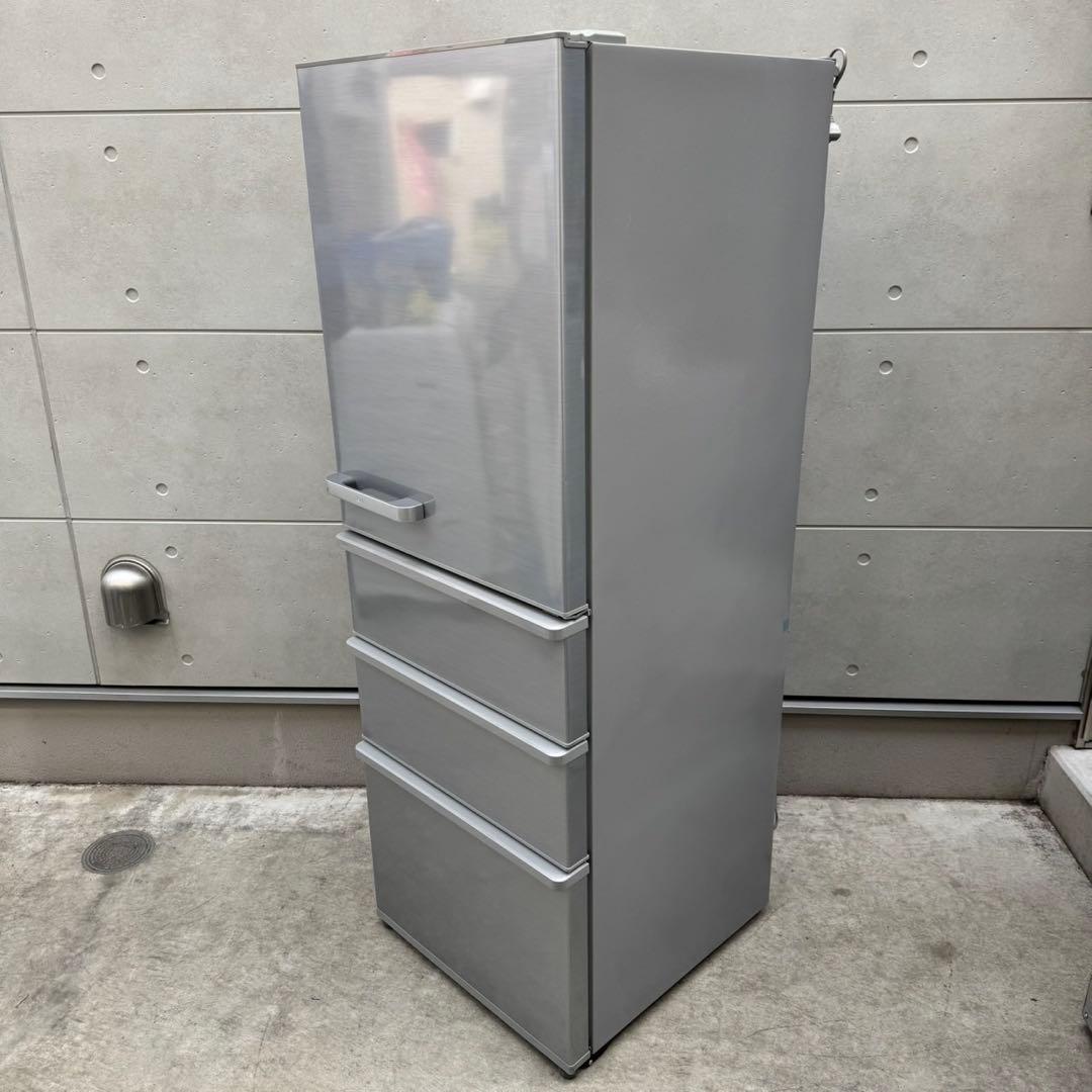 280⭐️アクア　冷蔵庫　4ドア　大型　大容量　シルバー　人気　355L