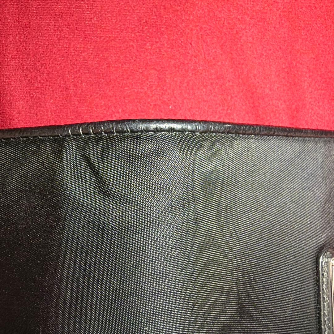 PRADA プラダ 財布 ブラック TESSUTO 二つ折り財布 ナイロン
