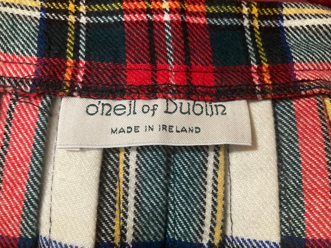 o'neill of Dublin チェック プリーツスカート
