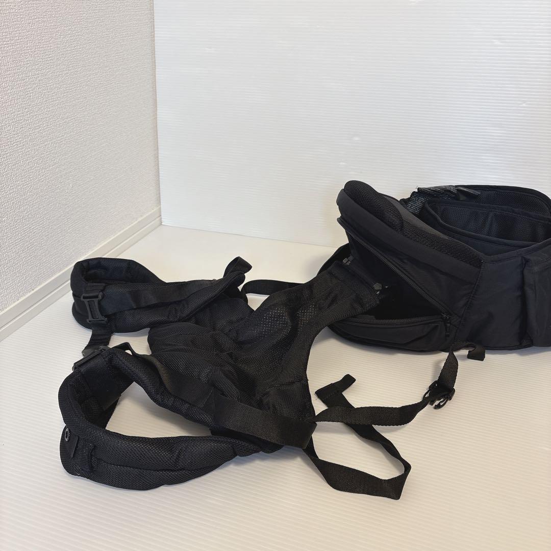 【ダブルショルダー付き】ポルバンアドバンス ヒップシート ブラック POLBAN