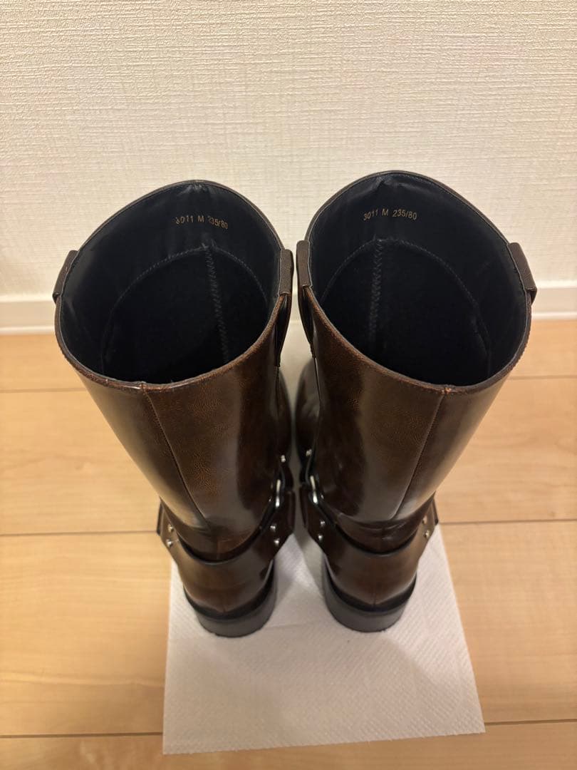 moussy Buckleブーツ　ブラウン　エンジニアブーツ　Mサイズ