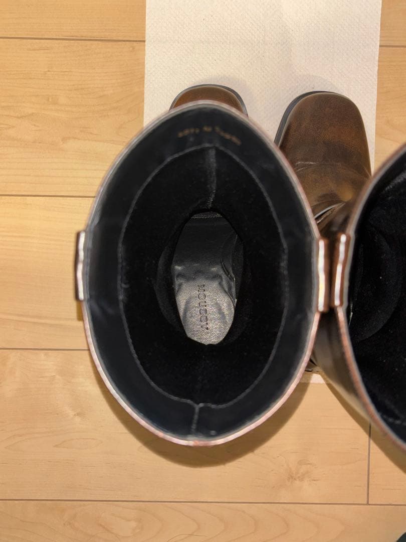 moussy Buckleブーツ　ブラウン　エンジニアブーツ　Mサイズ