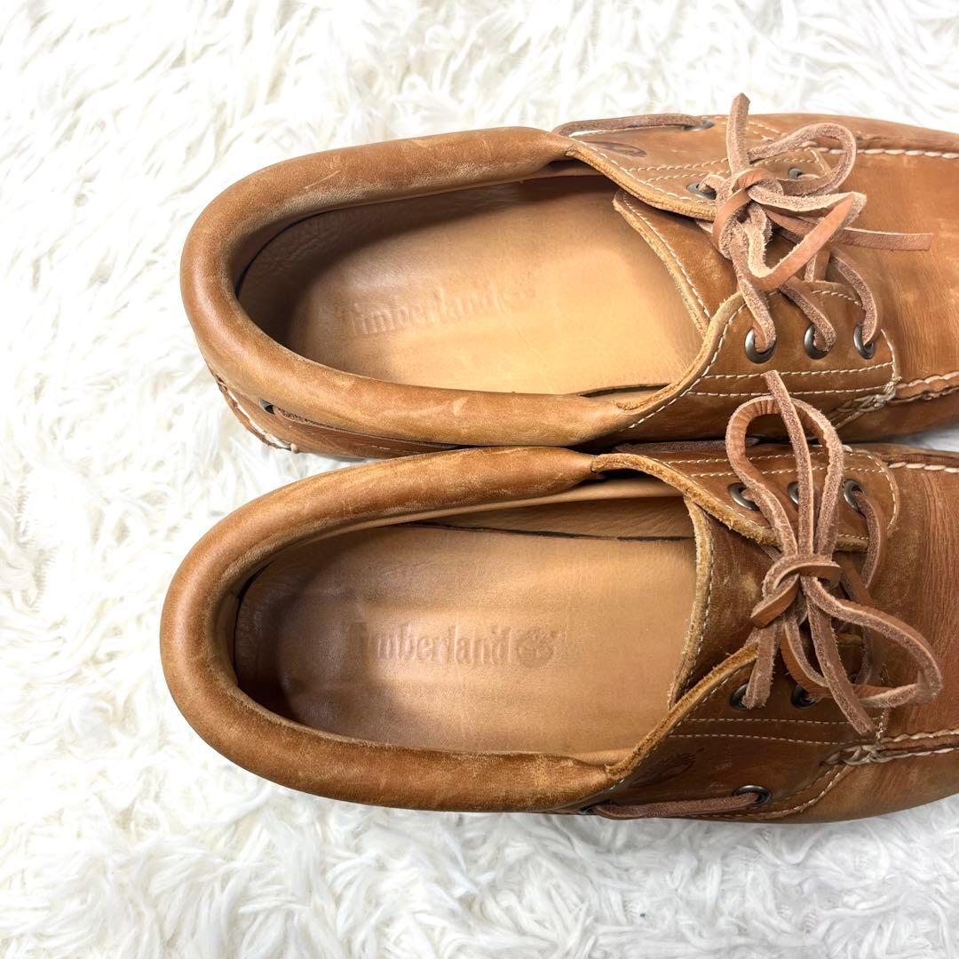 【美品】 Timberland 3eye スリーアイ 27cm デッキシューズ