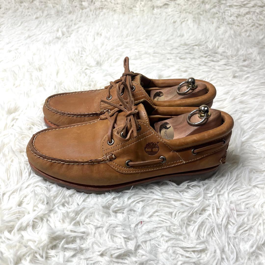 【美品】 Timberland 3eye スリーアイ 27cm デッキシューズ