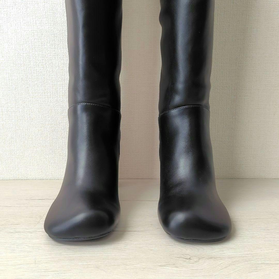 新品未使用✨️Mila Owen【22.5cm】ロングブーツ　スクエアトゥ　箱