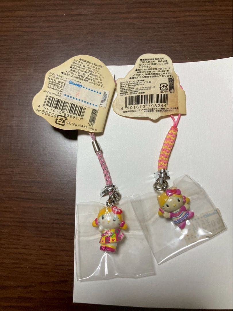 希少 激レア 新品 ご当地 ハローキティ ゴリエ ペコリ フジテレビ ストラップ