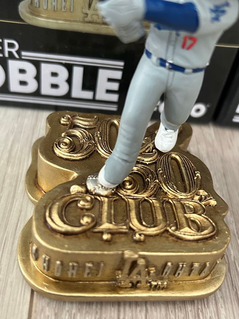 ヤ*ト様 50/50 shohei Ohtani 17 ミニボブルヘッド 高さ1