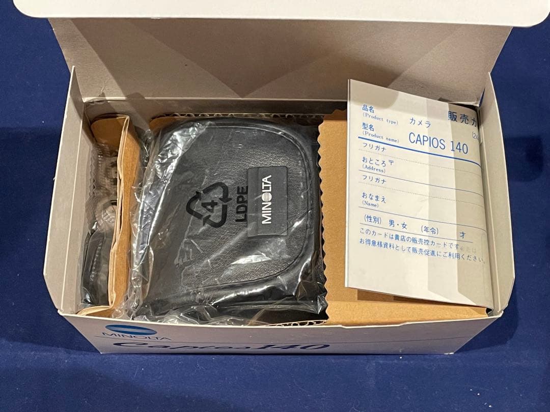 【新品】MINOLTA ミノルタ Capios  140 フィルムカメラ