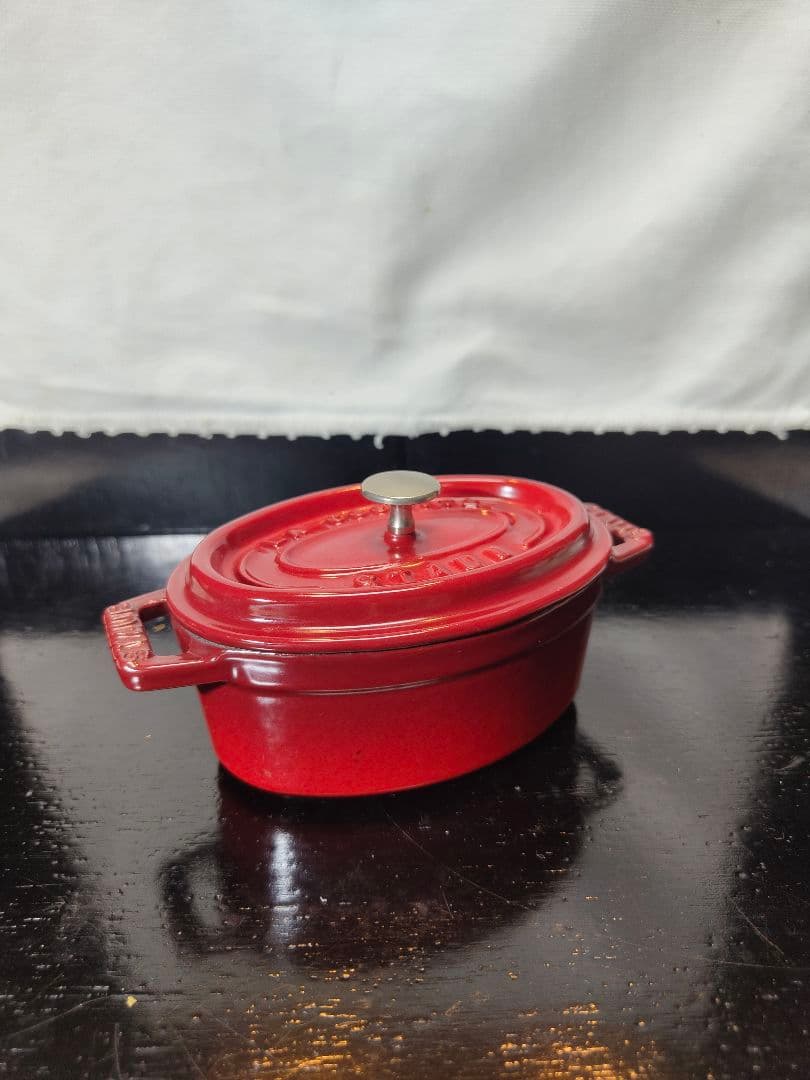 Staub ピコ・ココット 11cm鍋 3個セット ワインレッド