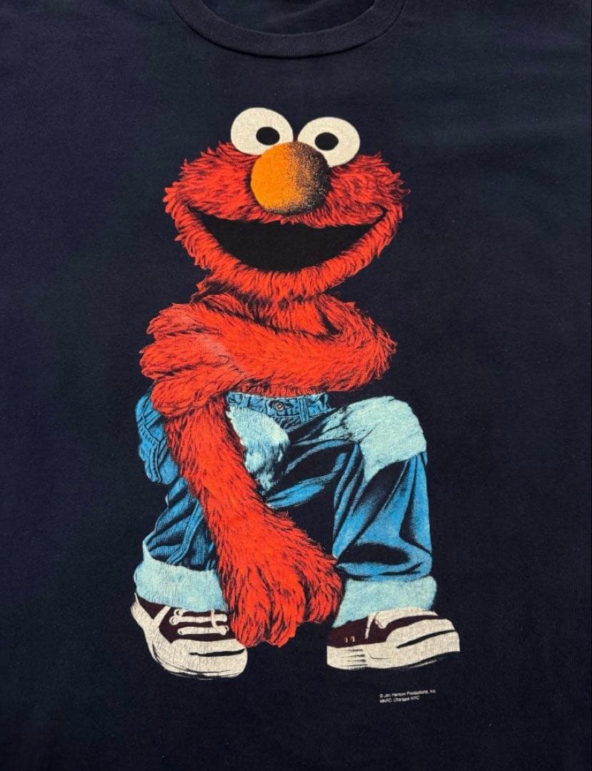 90's EImo セサミストリート エルモ Changes Tシャツ XL