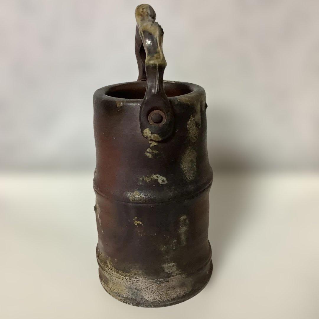 備前焼　花入　花器　花瓶　茶道　五郎辺衛作　花道　華道　工芸品　元箱付