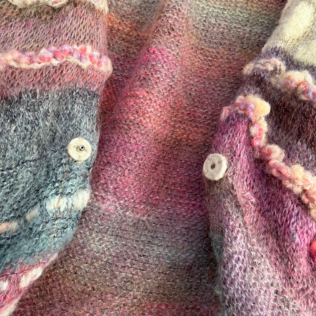 美品 M.&KYOKO アムアンドキョーコ ベビーアルパカ モヘヤ ニット