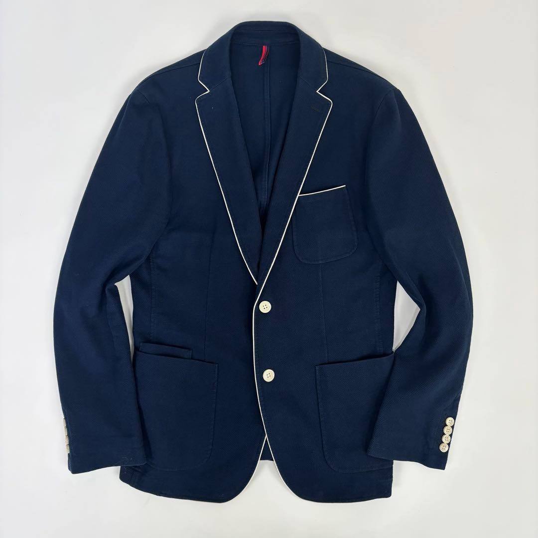 HUGO BOSS ヒューゴボス 鹿子ニット テーラードジャケット 48