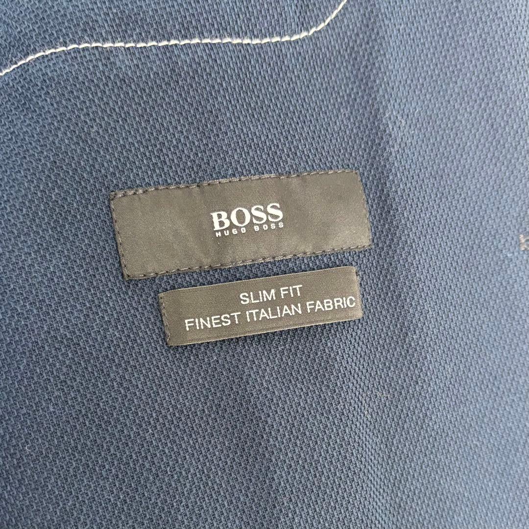 HUGO BOSS ヒューゴボス 鹿子ニット テーラードジャケット 48