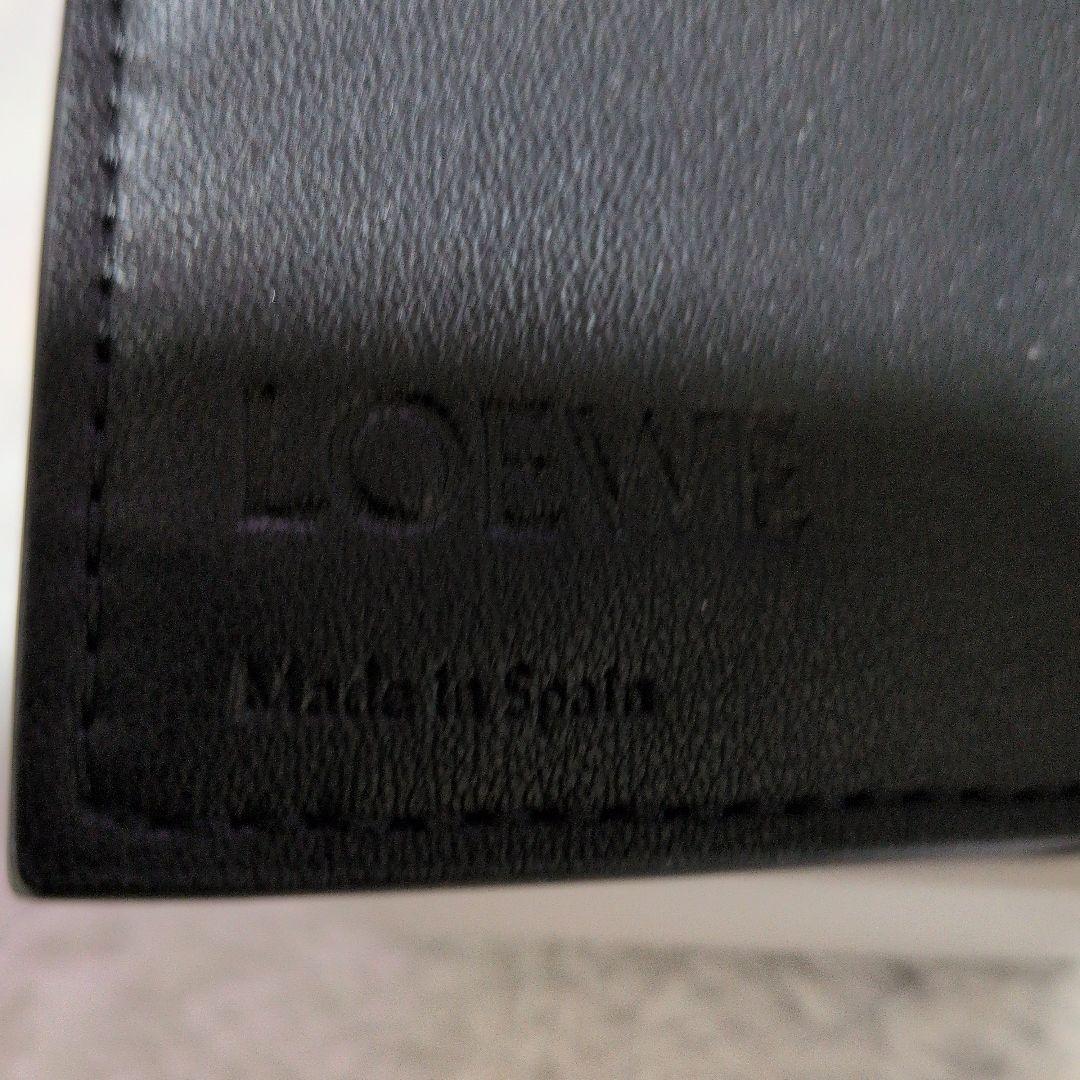 LOEWE ブラック 二つ折り財布